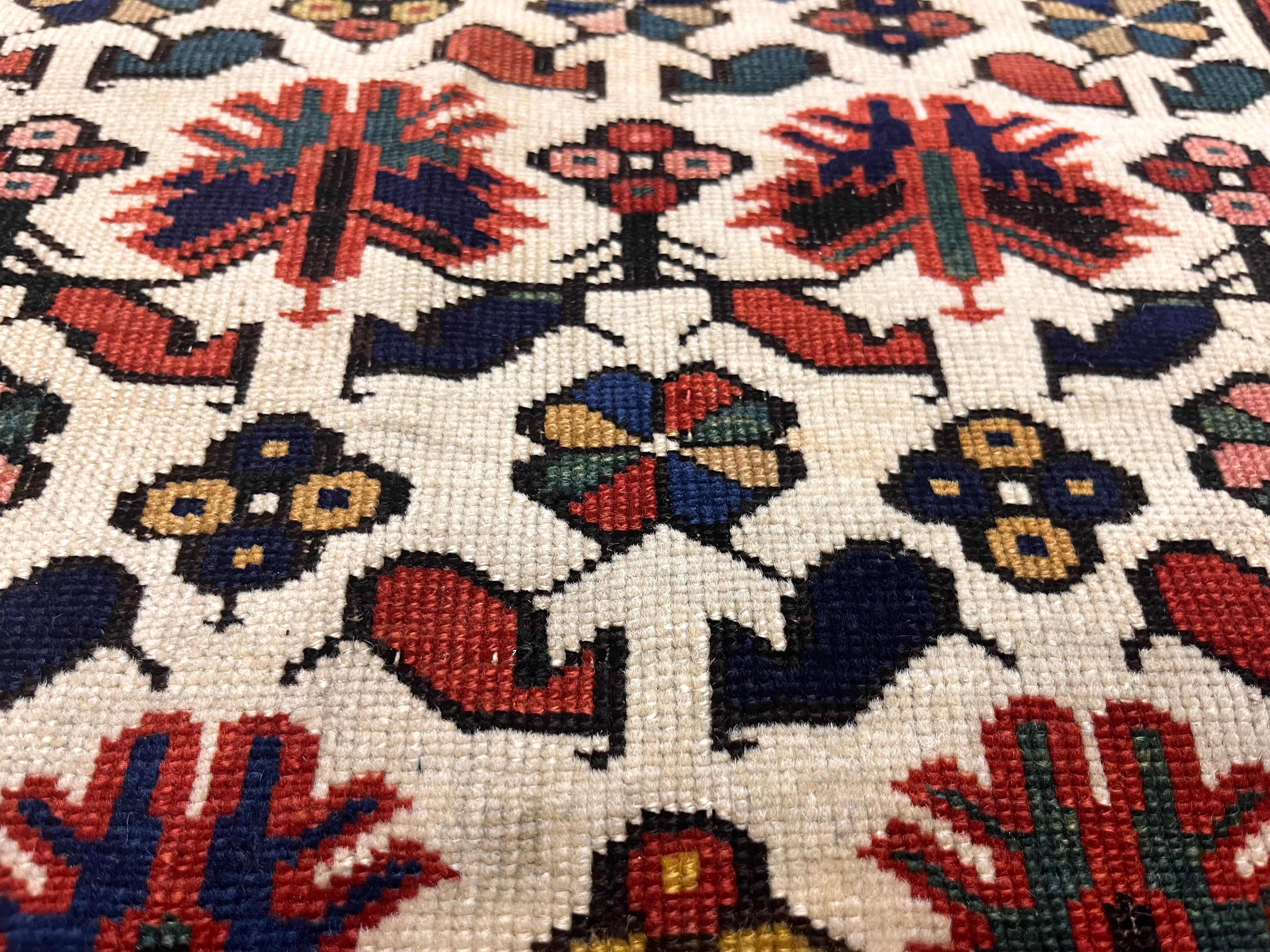 Tapis Kuba caucasien antique 2'11