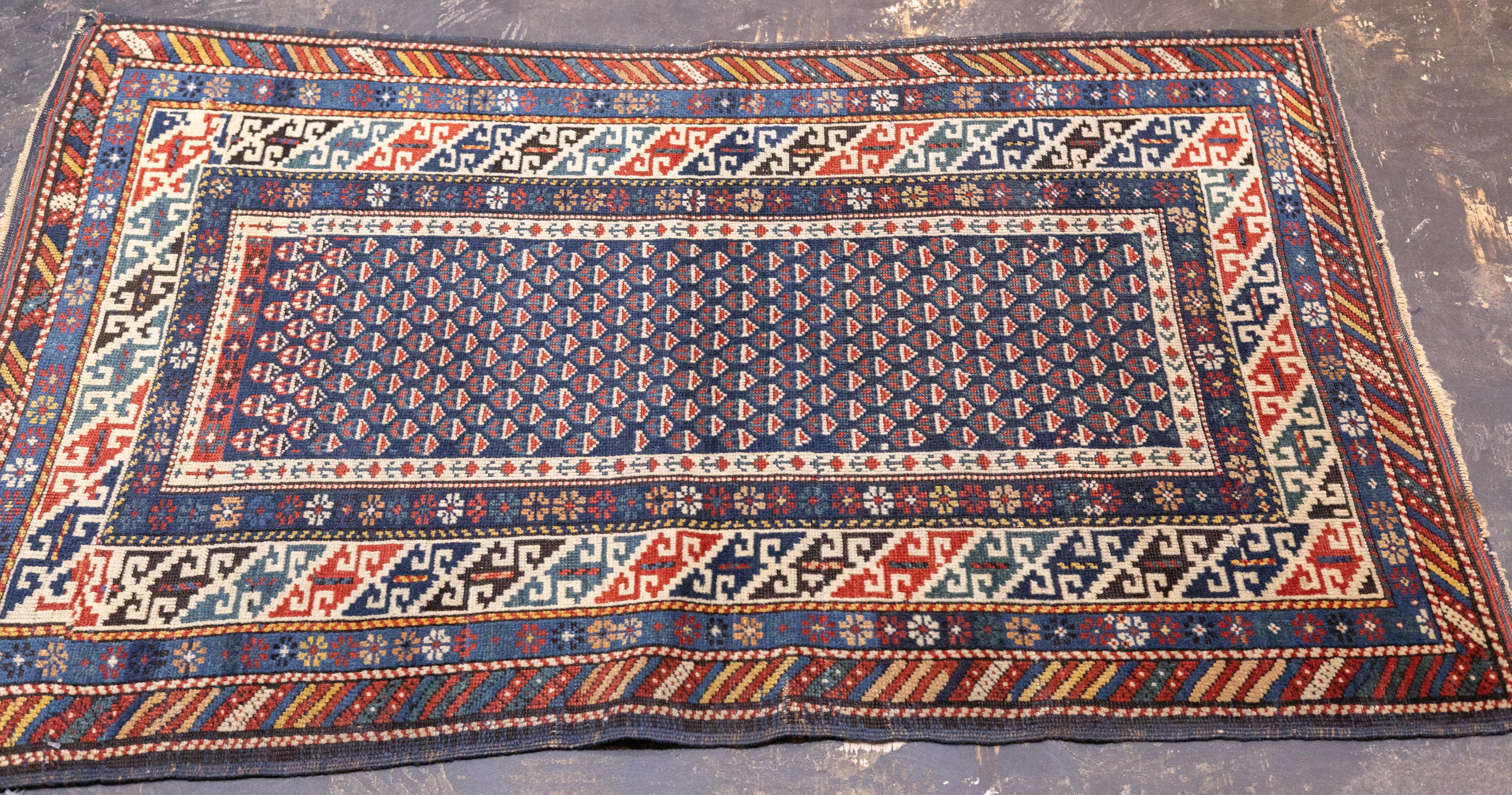 Tapis ancien caucasien Kuba 2'9