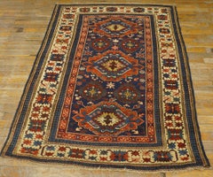 19th Century Caucasian Kuba Carpet ( 3'9" x 5'3" - 114 x 160 )