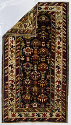 Antique Caucasian Kuba Rug 3’1" x 5’7"