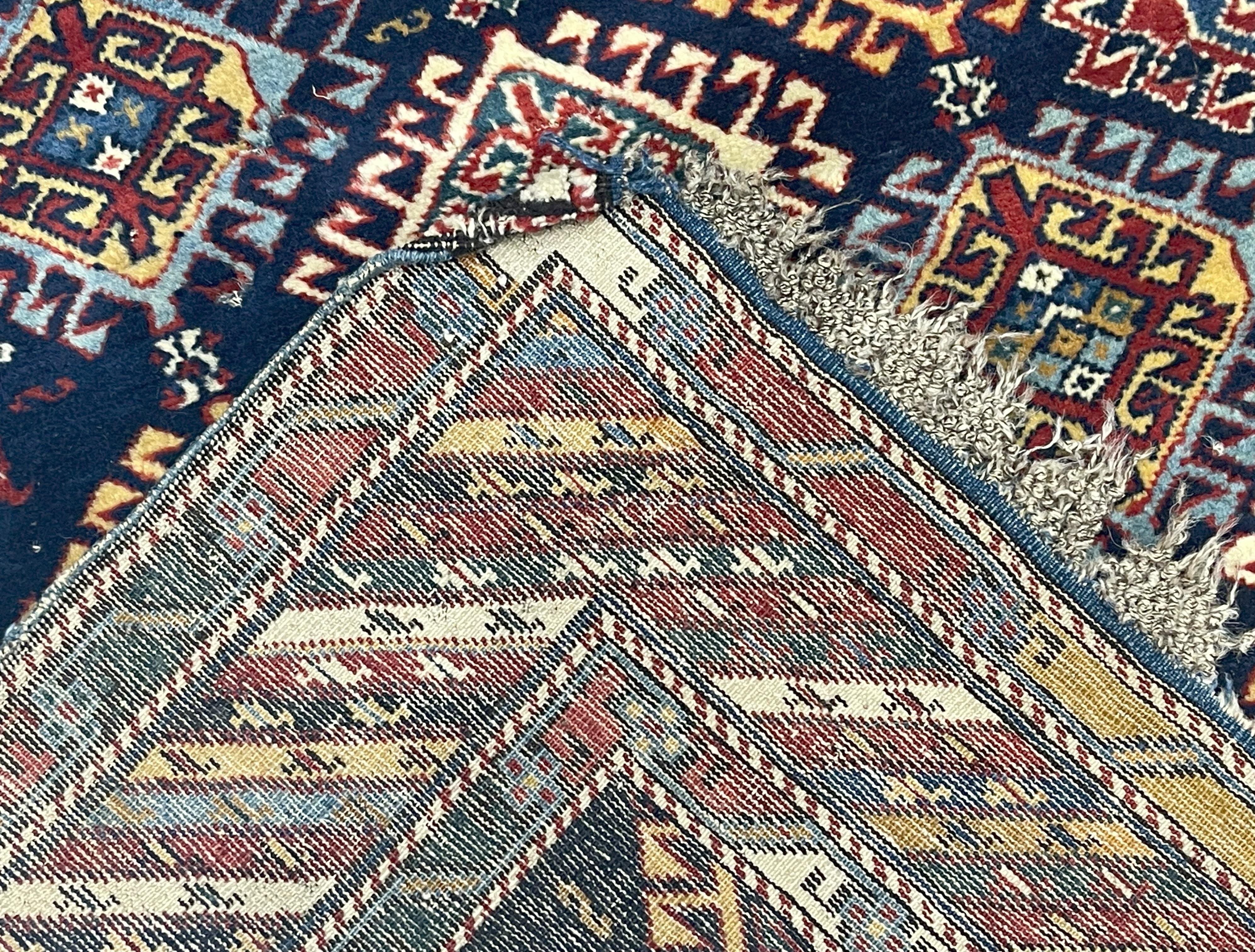 Antique Caucasian Kuba Rug 3’10