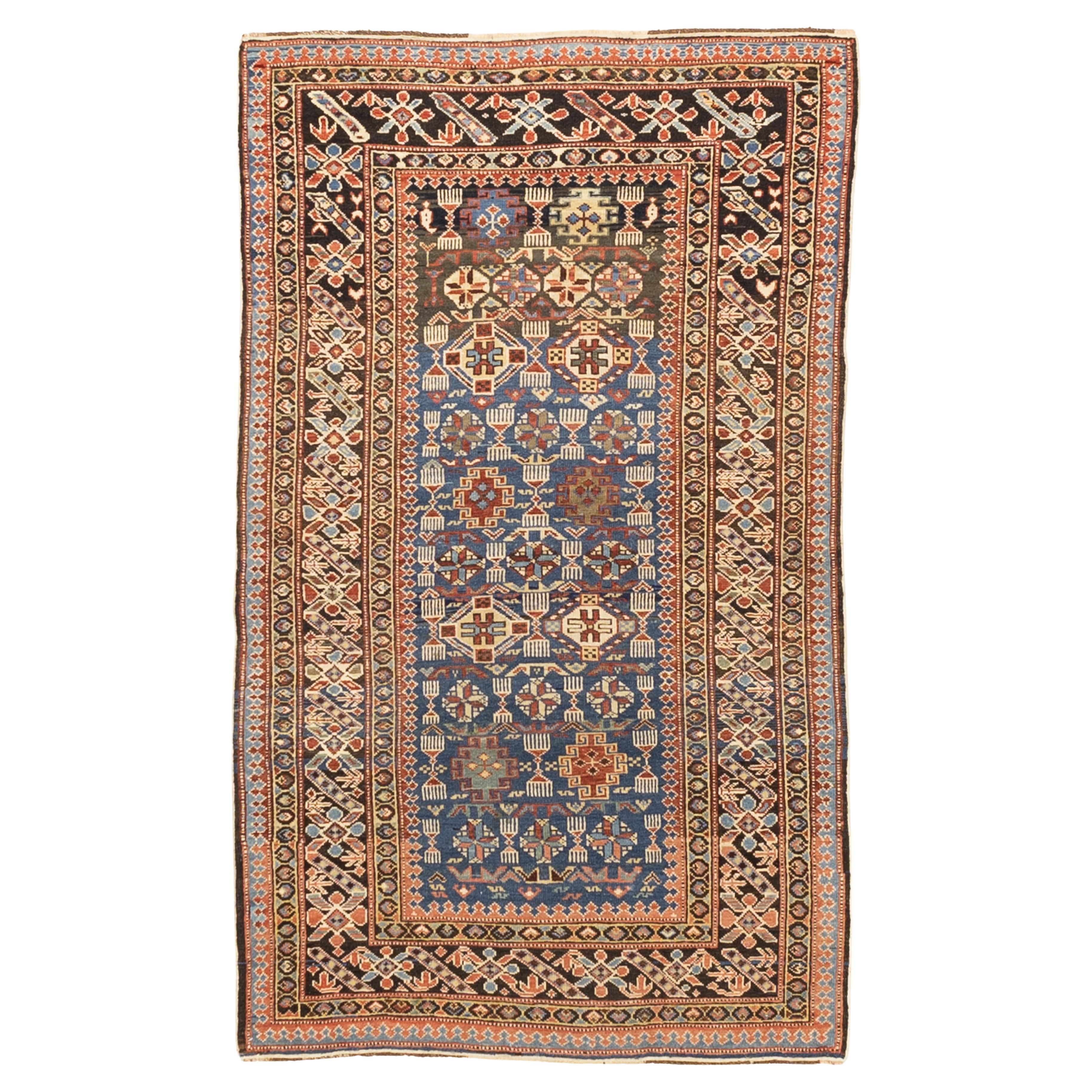 Antique Caucasian Kuba Rug 3’10" x 6’3”