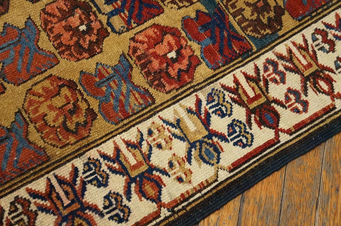 Persian 19th Century Caucasian Kuba  Zeichur Carpet ( 3'3