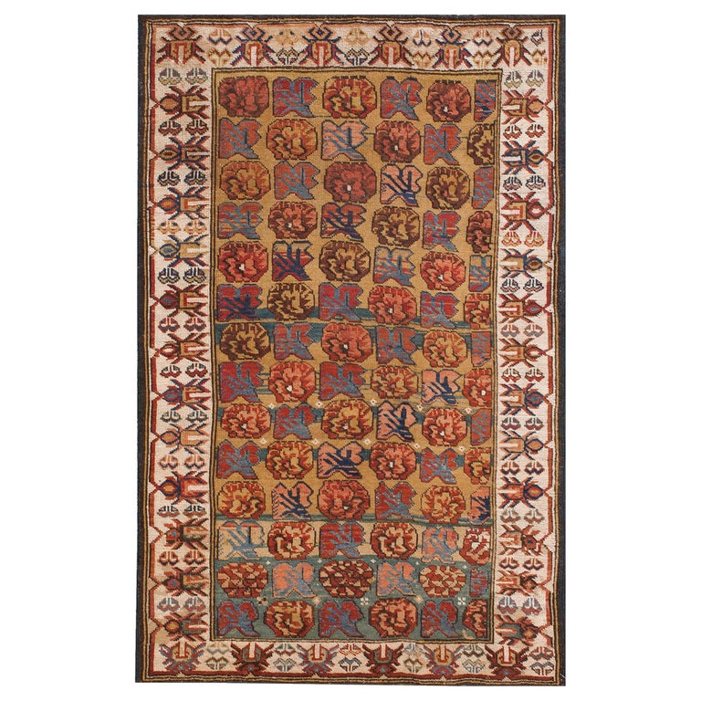 Kuba Rug Antique Caucasian Kuba Rug 3' 3