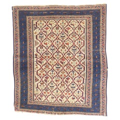 Antike kaukasischen Kuba Teppich 3'5" x 4'0"