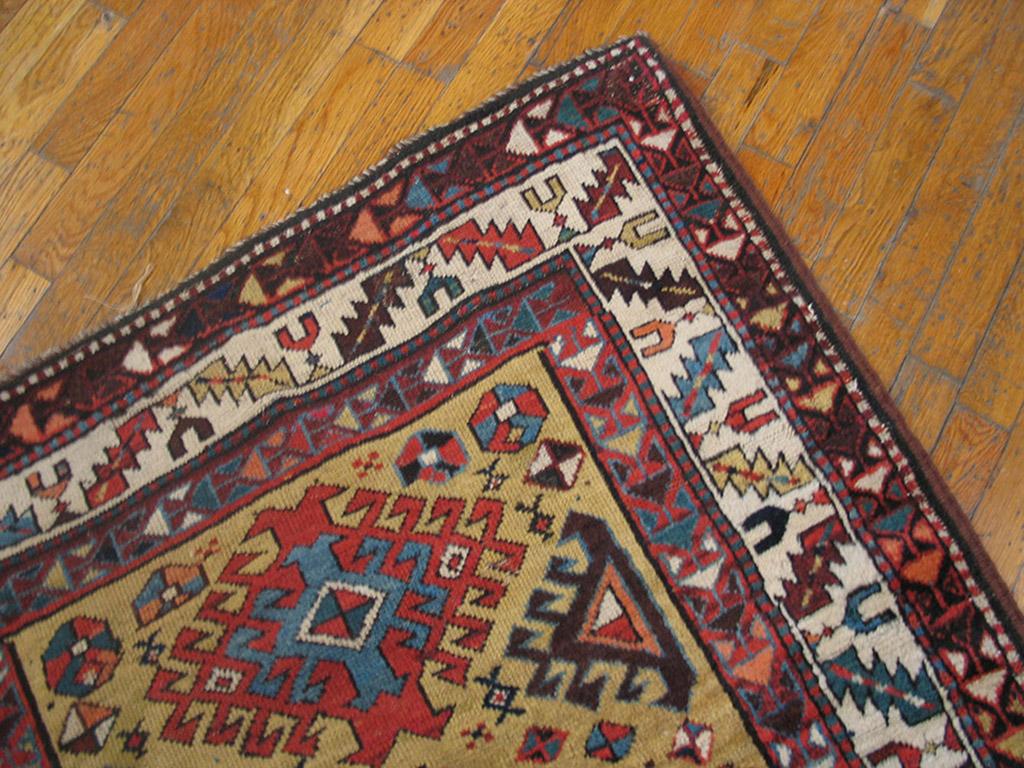 Fin du XIXe siècle Tapis ancien caucasien:: kuba en vente