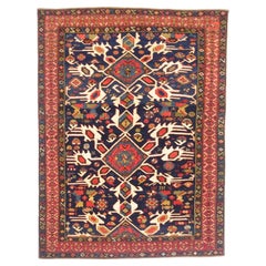 Antique Caucasian Kuba Rug 3'7" x 4’10"