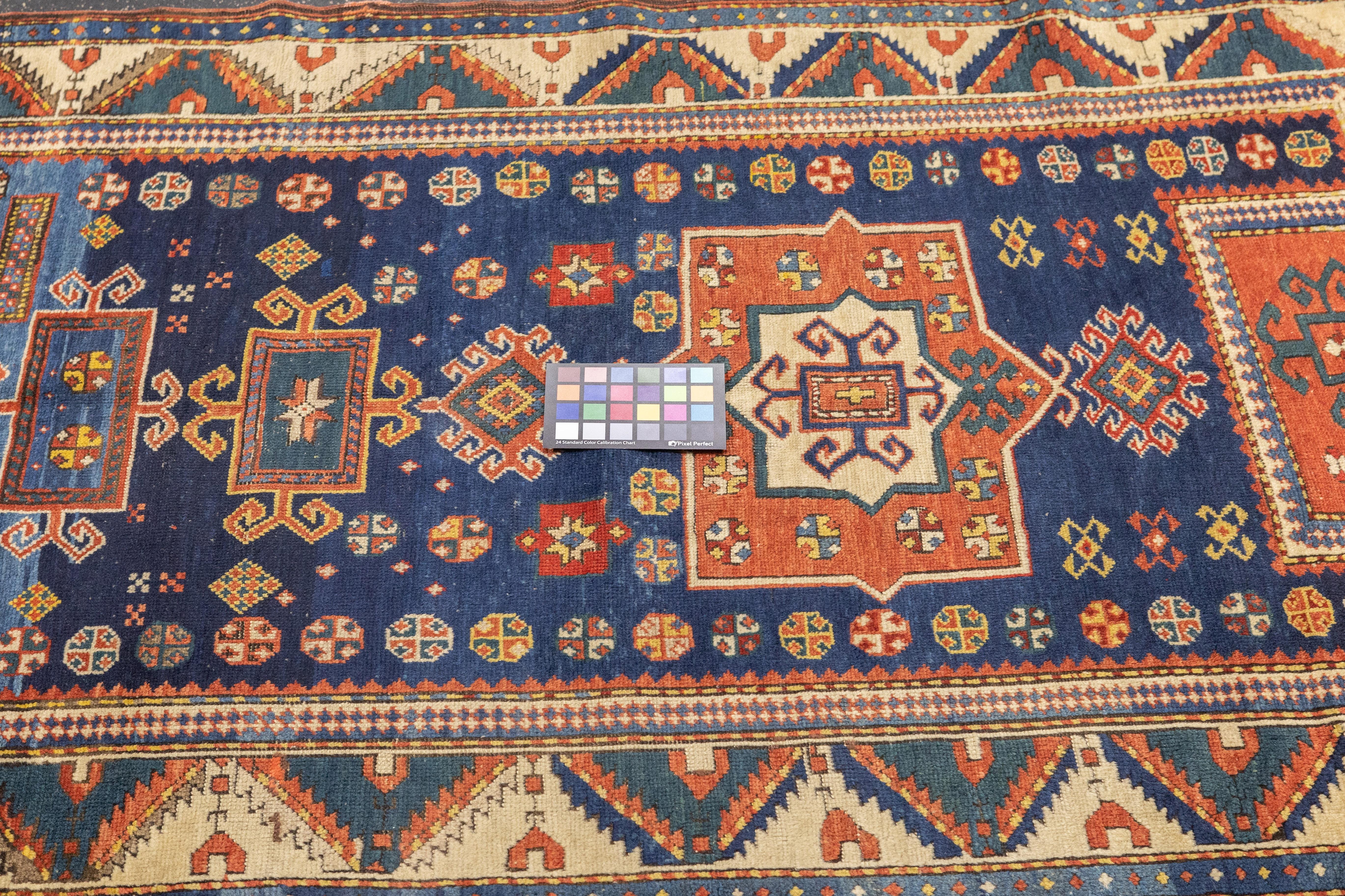 Antique Caucasian Kuba Rug 3'7'' x 5'8'' For Sale 5