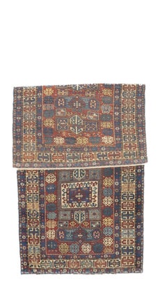 Antique Caucasian Kuba Rug 3’7” x 7’7"