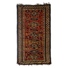 Antique Caucasian Kuba Rug 3'9" x 6’7”