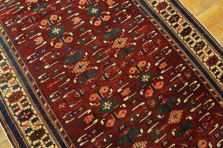 Kuba Rug Antique Caucasian, Kuba Rug 4' 2''x 5' 10'' For Sale at 1stDibs