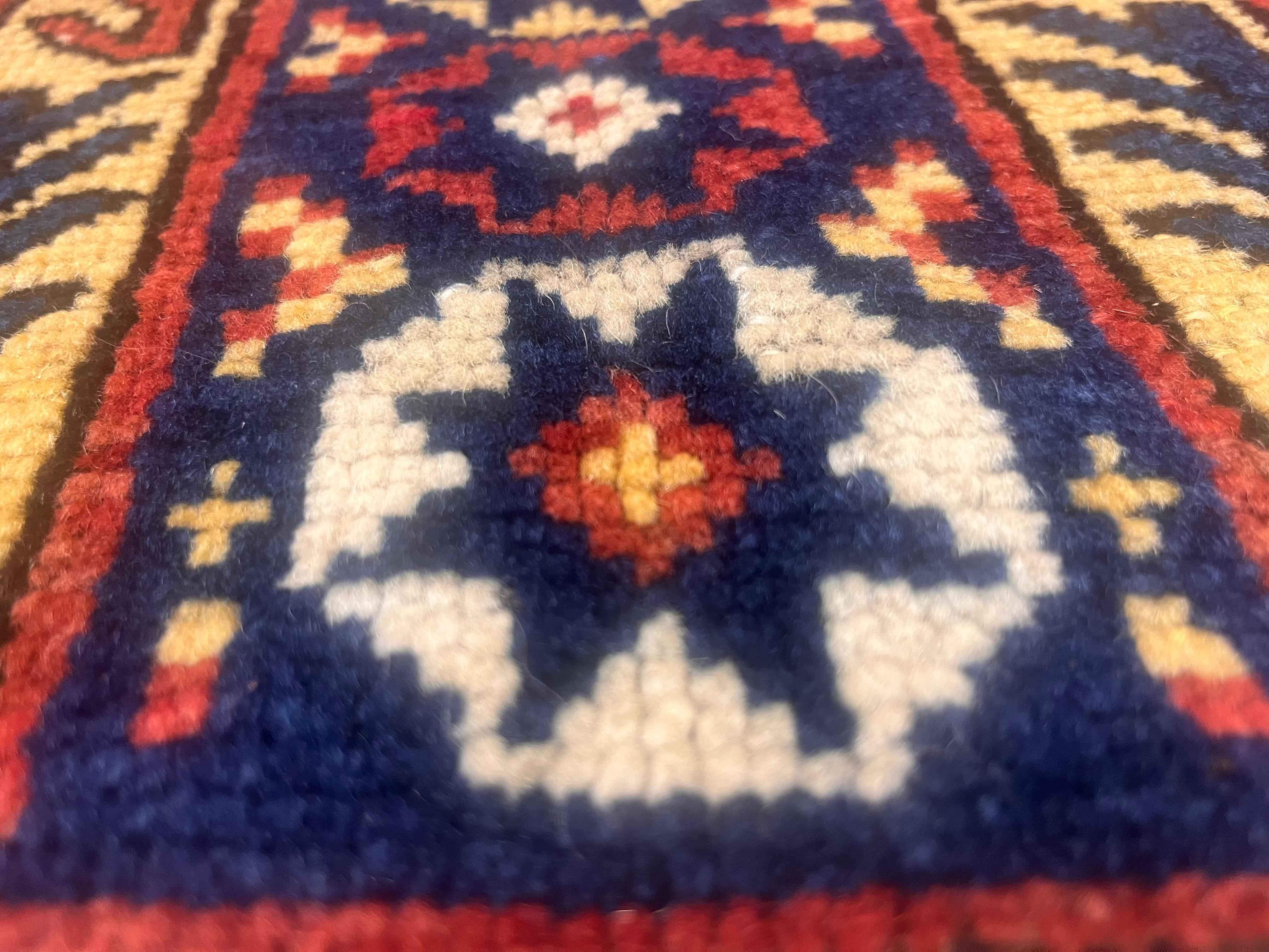 Tapis ancien caucasien Kuba 4'6