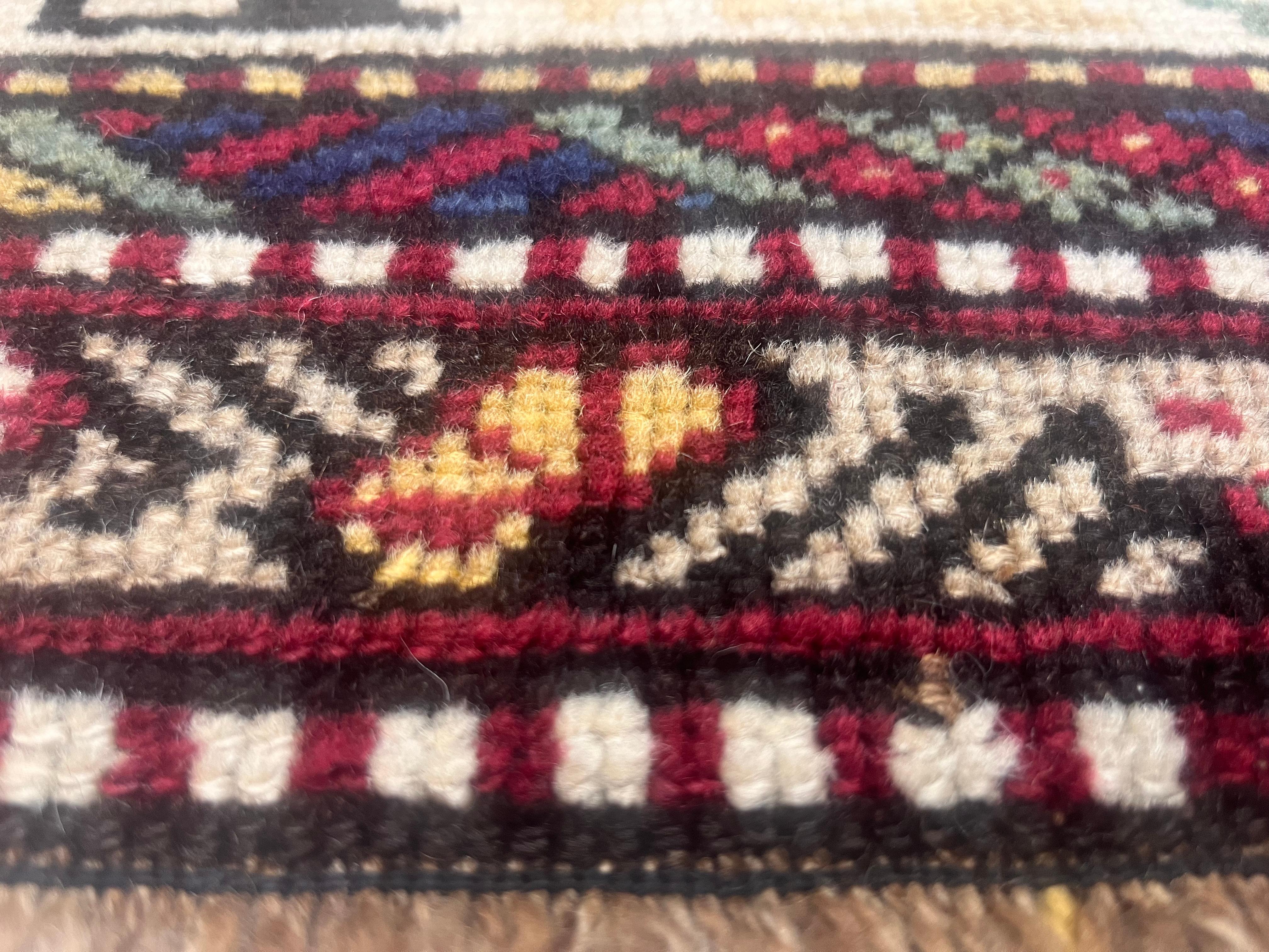 Tapis ancien caucasien Kuba 4'6