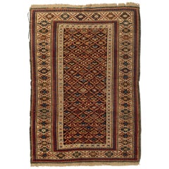 Tapis caucasien ancien Kuba, vers 1880