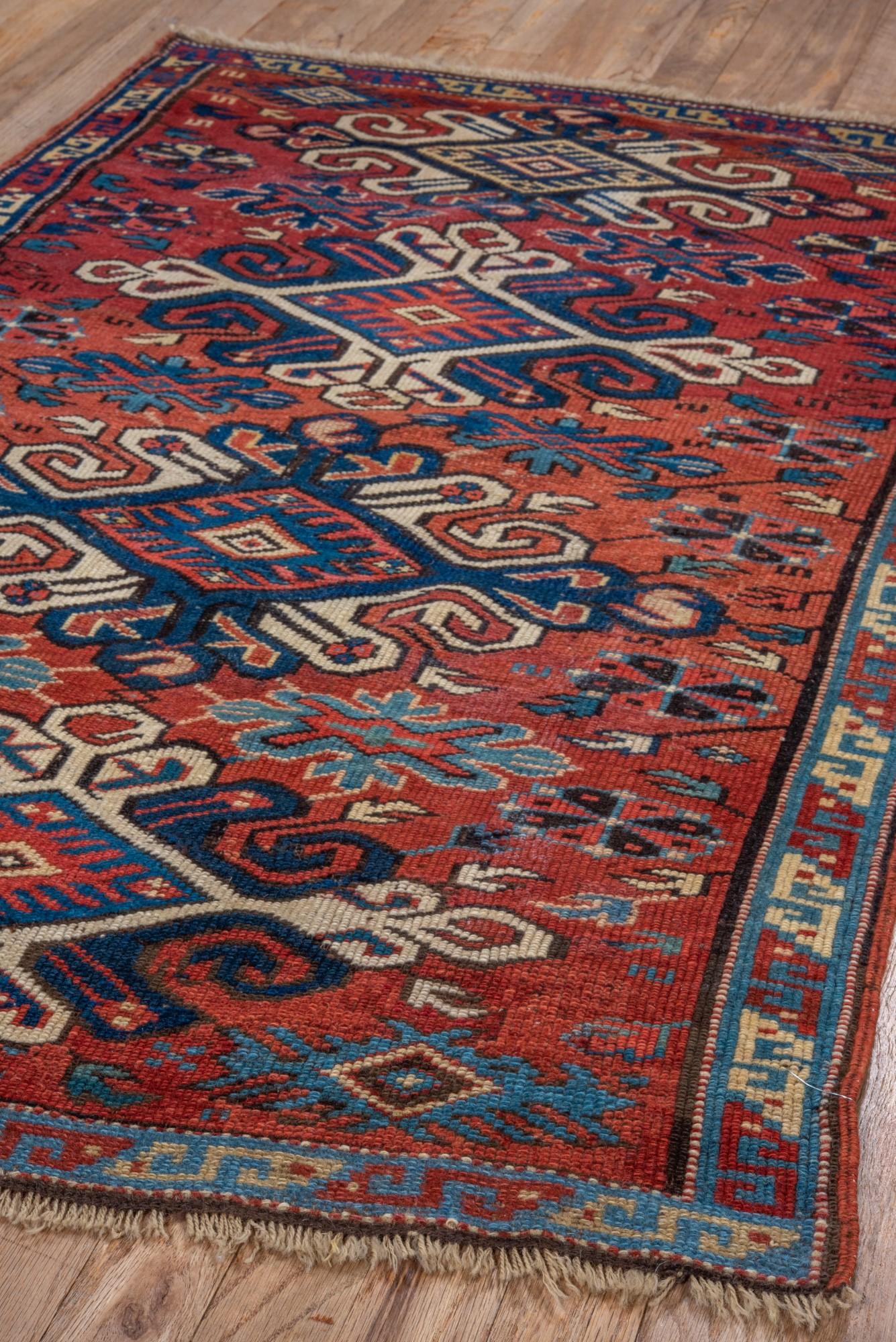 Caucasien Tapis Kuba caucasien ancien en vente
