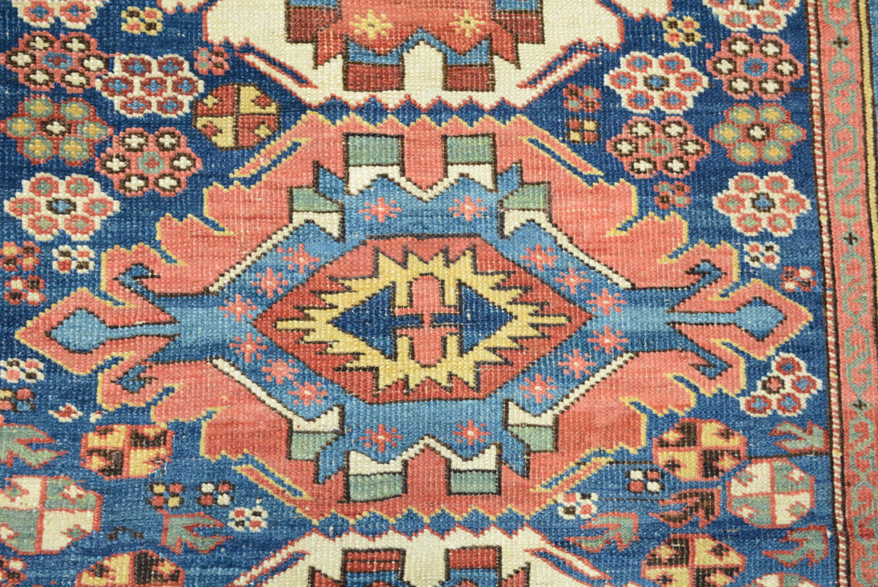 Armenian Antique Caucasian Kuba Rug For Sale