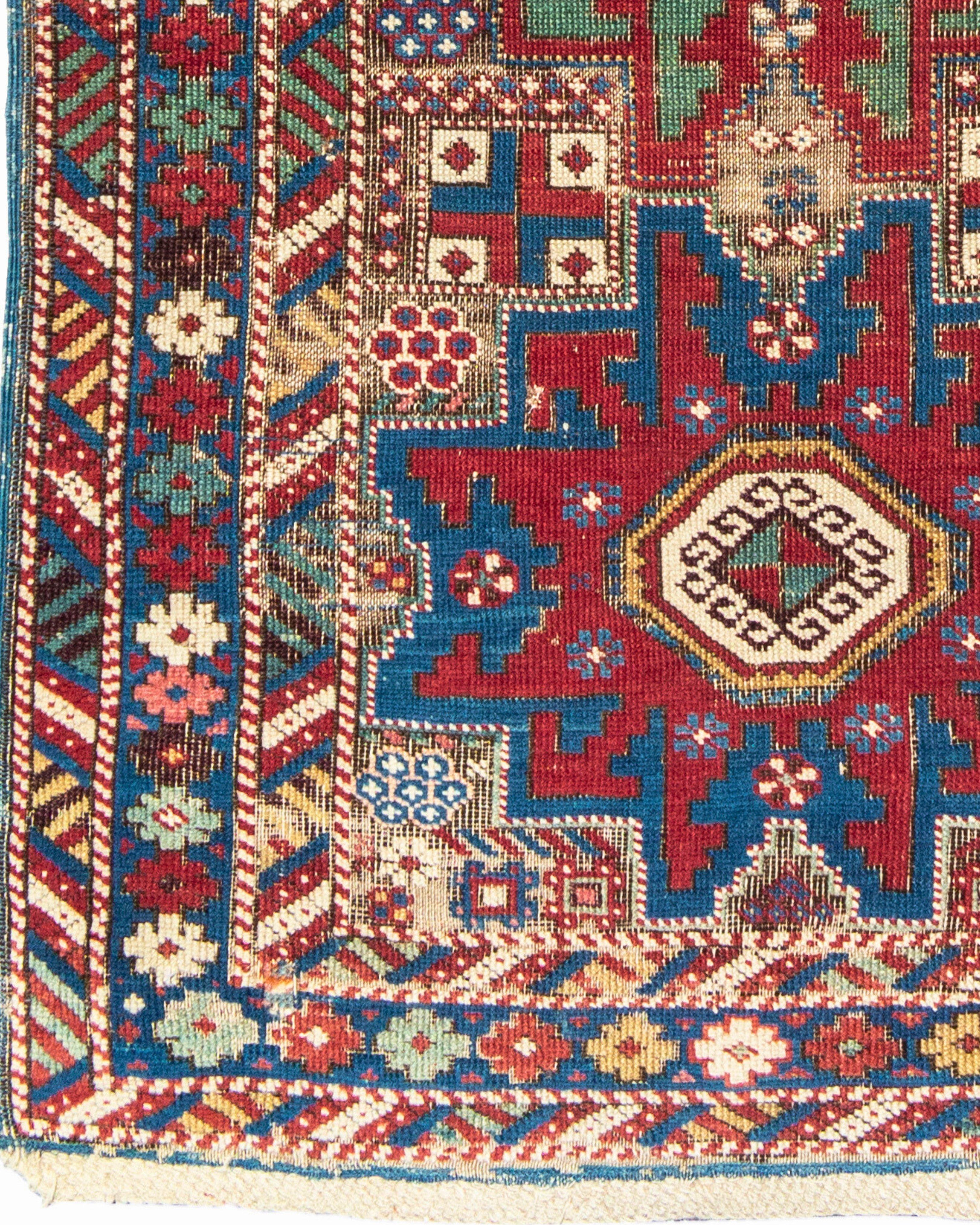 Antique Caucasian Kuba Rug, Late 19th Century In Good Condition For Sale In San Francisco, CA