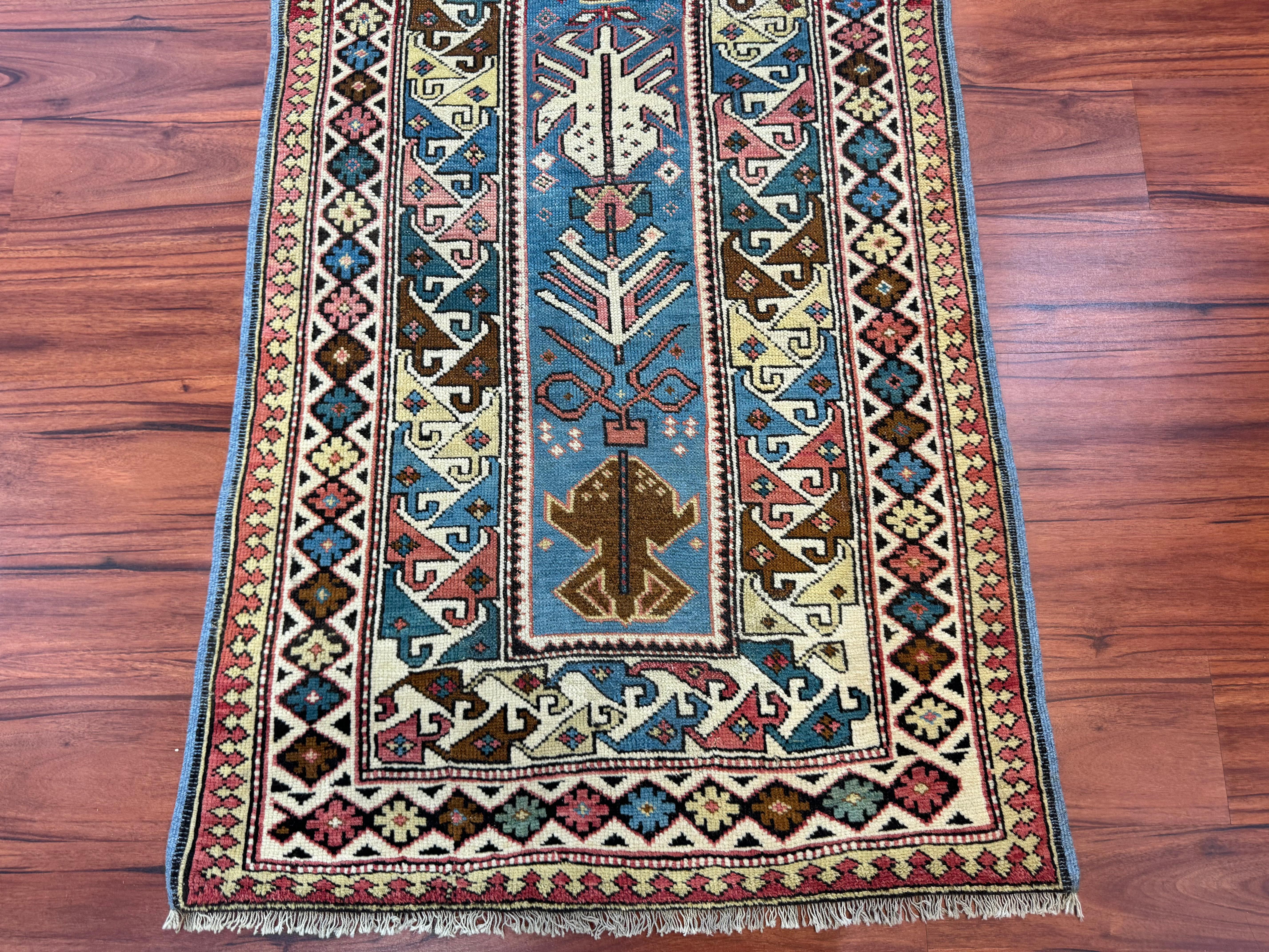 Antique Caucasian/Kuba Runner  For Sale 3