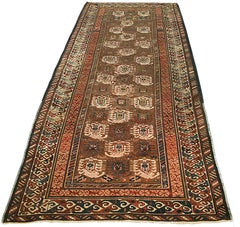 Antique Caucasian Kuba Runner Rug