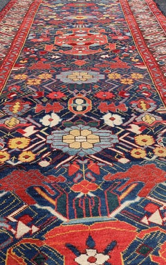 Antique Caucasian Kuba Runner with Intricate and Complex Design