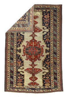 Antique Caucasian Kuba Shirvan Rug 4'0" x 6’2"