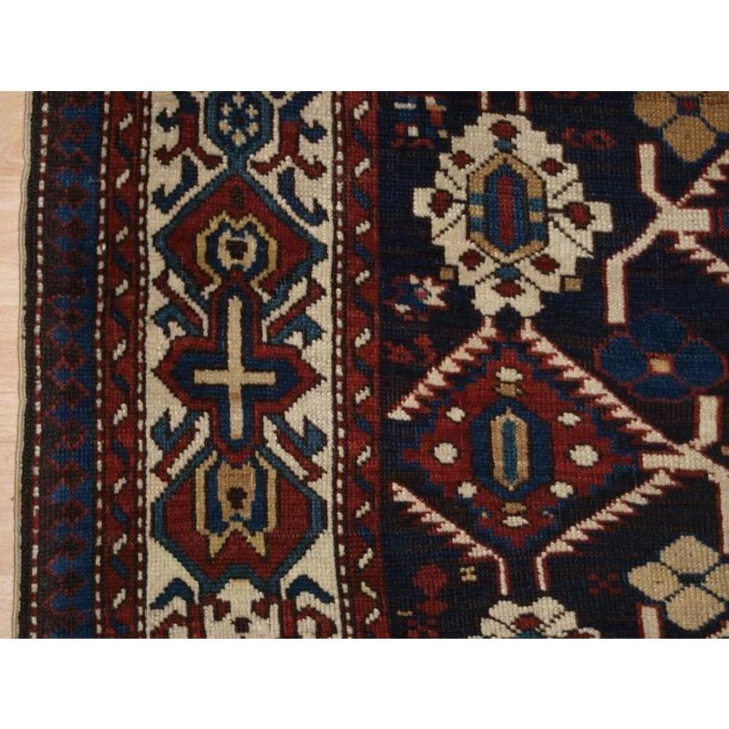Antique Caucasian Kuba Shirvan Rug, Late 19th Century In Excellent Condition For Sale In Moreton-In-Marsh, GB