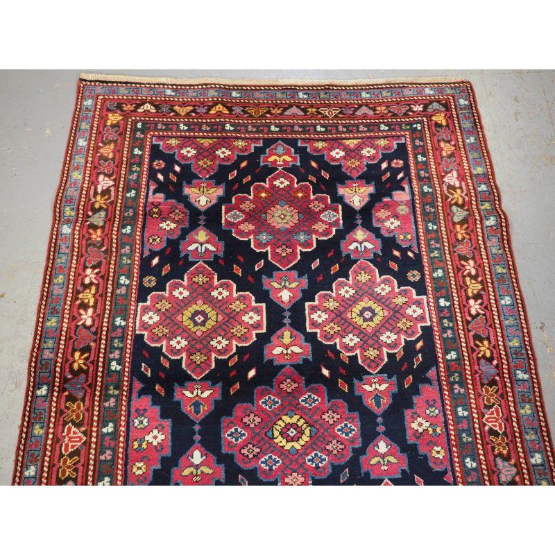 Antique Caucasian Lampa-karabagh Long Rug In Excellent Condition For Sale In Moreton-In-Marsh, GB