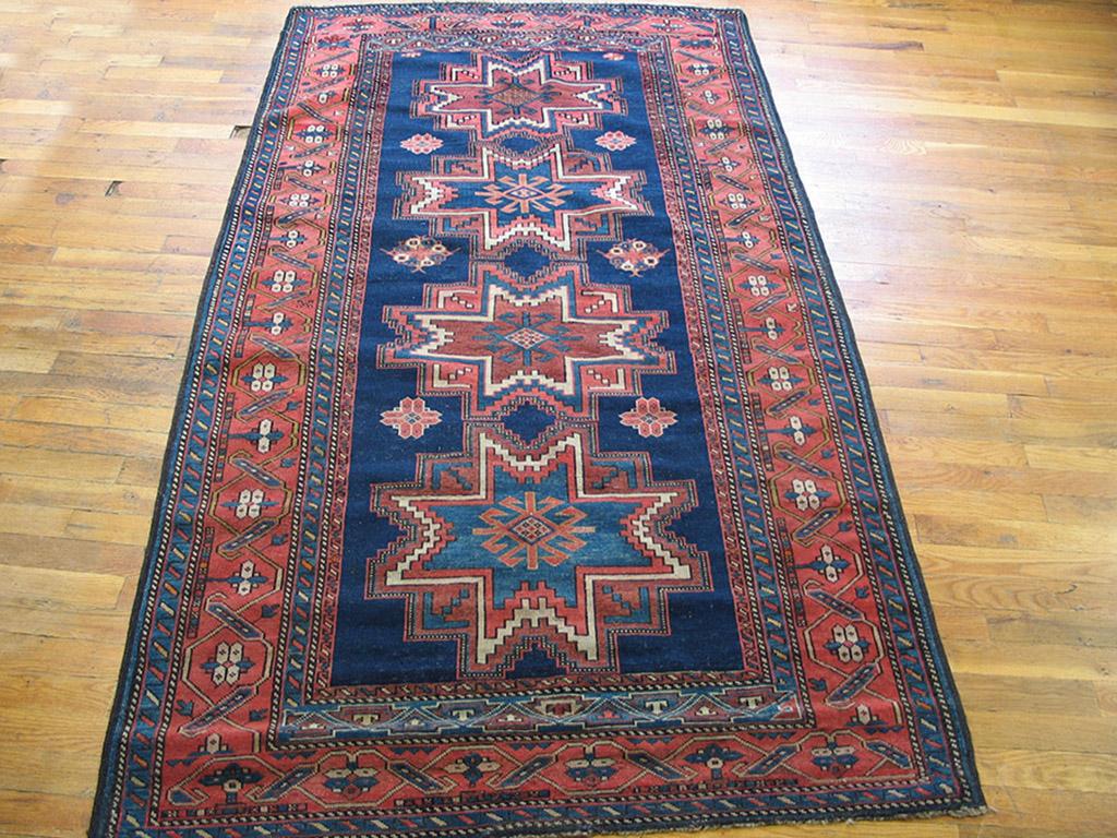 Antique Caucasian - Lesghi rug, measures: 4'0