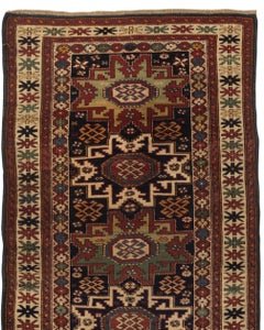 Antique Caucasian Lesghi Star Rug, circa 1880