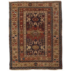 Antique Caucasian Lesghi Star Rug, circa 1880