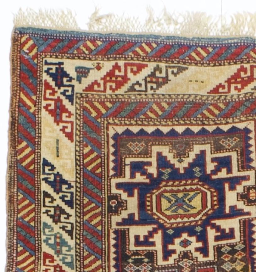 Antiker kaukasischer Lezgi-Teppich 2'10