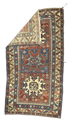 Tappeto antico caucasico Lezgi 3'1" x 5'7"