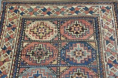 Tappeto antico caucasico Moghan Kazak
