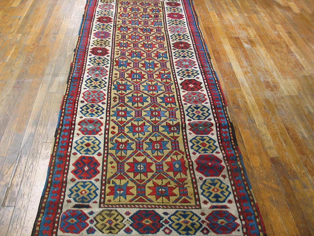 19th Century Caucasian Moghan Carpet ( 3'2