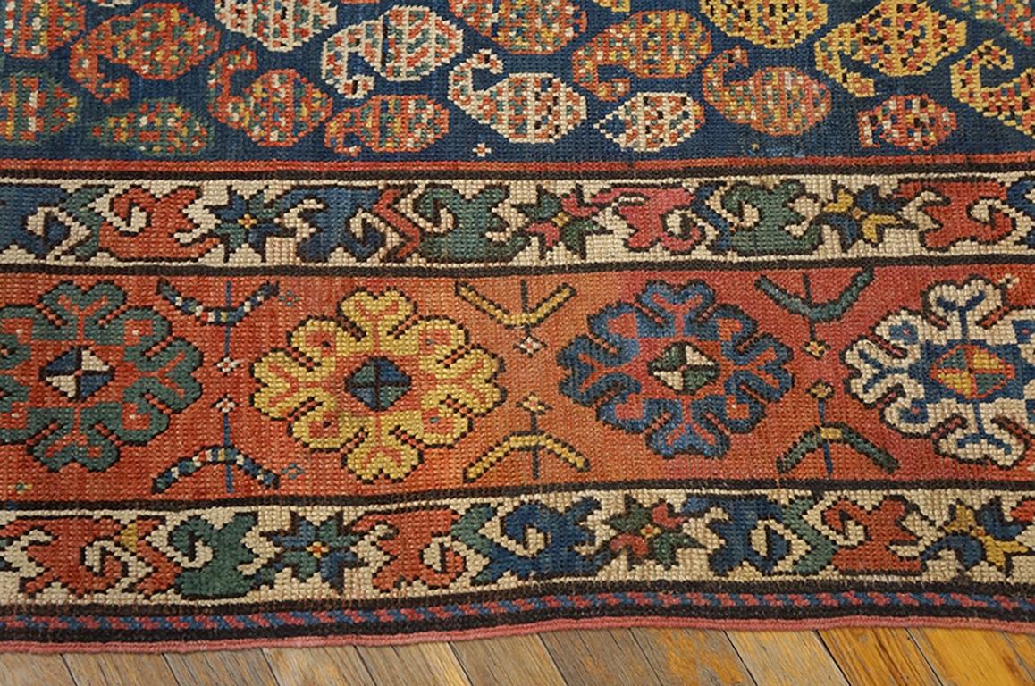 Late 19th Century S. Caucasian Moghan Carpet ( 3'7