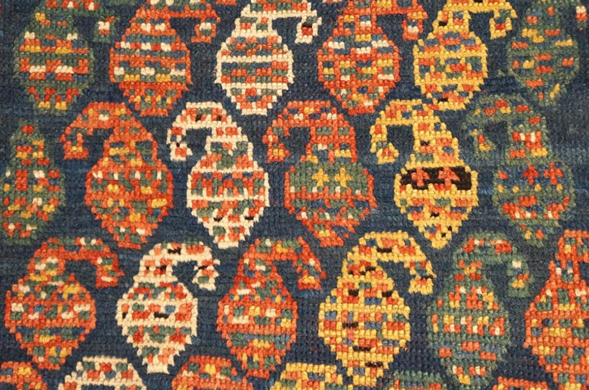 Wool Late 19th Century S. Caucasian Moghan Carpet ( 3'7