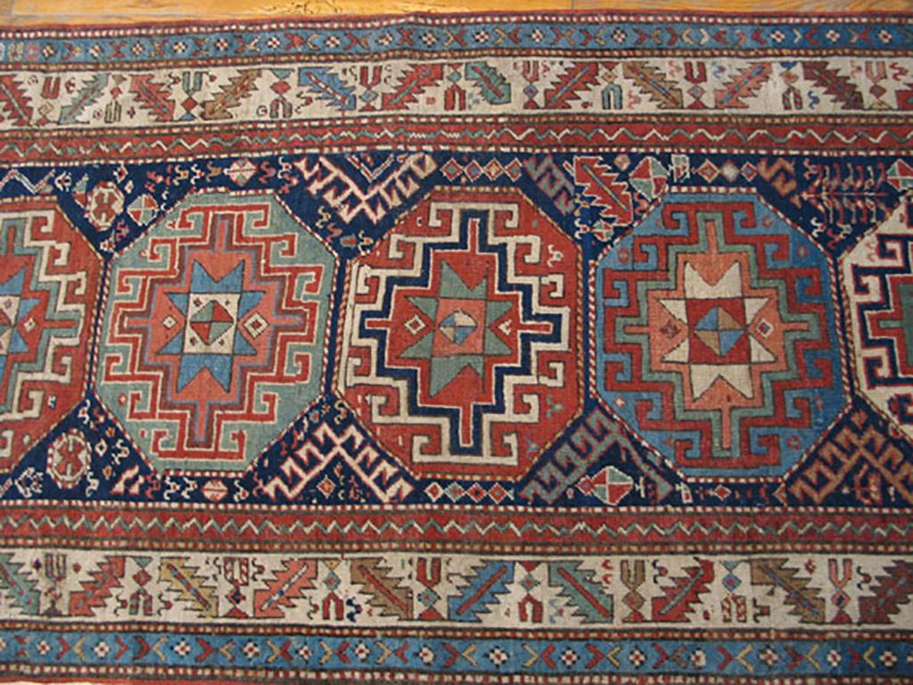 Hand-Knotted Antique Caucasian, Moghan Rug For Sale
