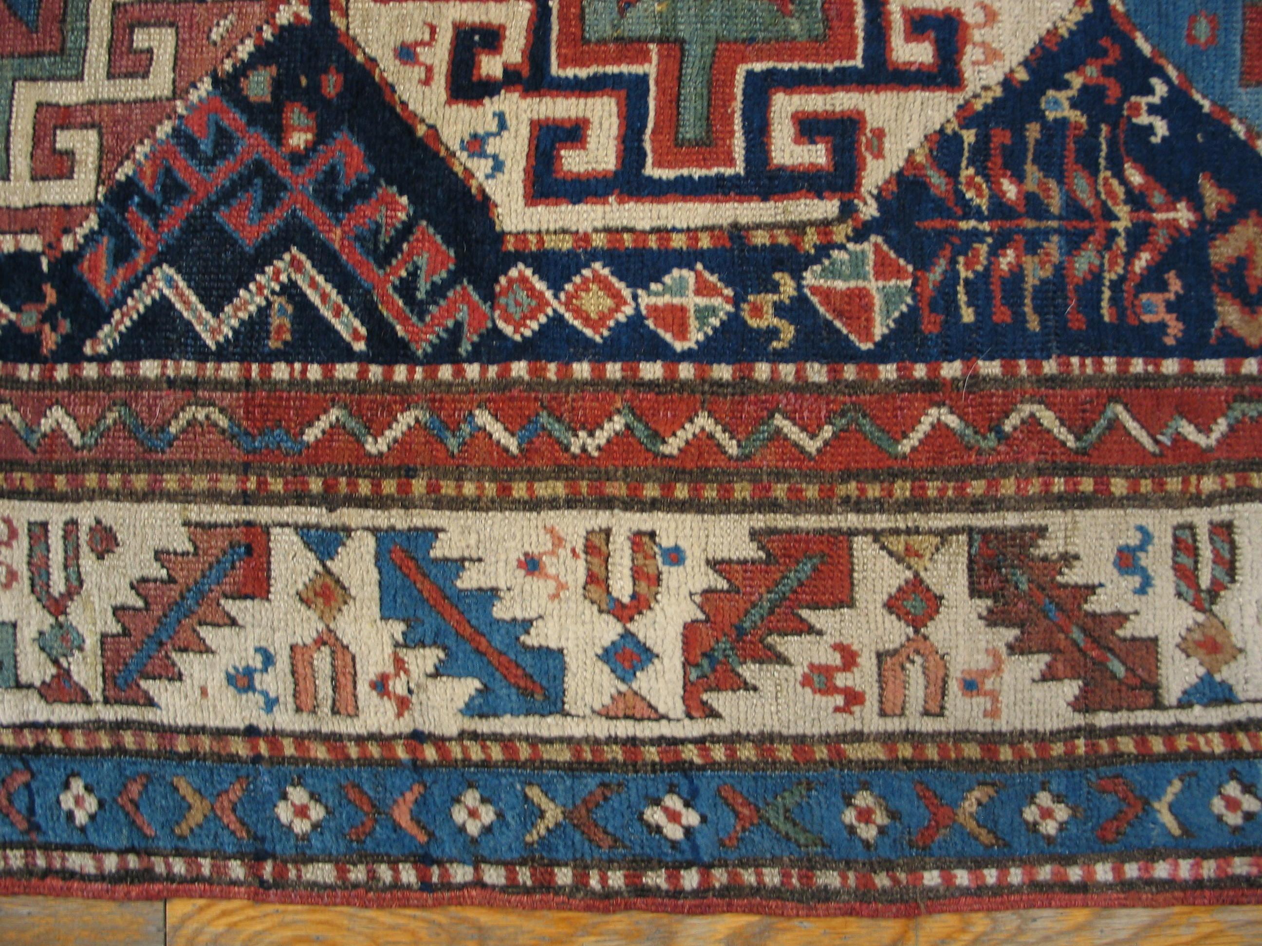 Antique Caucasian, Moghan Rug In Good Condition For Sale In New York, NY