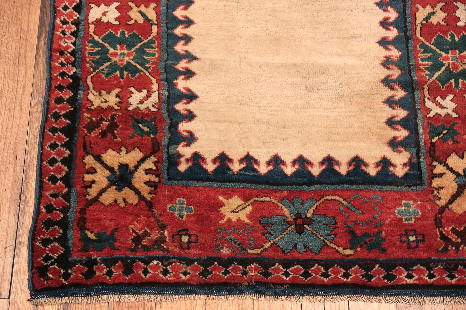 Hand-Knotted Nazmiyal Collection Antique Caucasian Moghan Runner Rug. Size: 3' 1