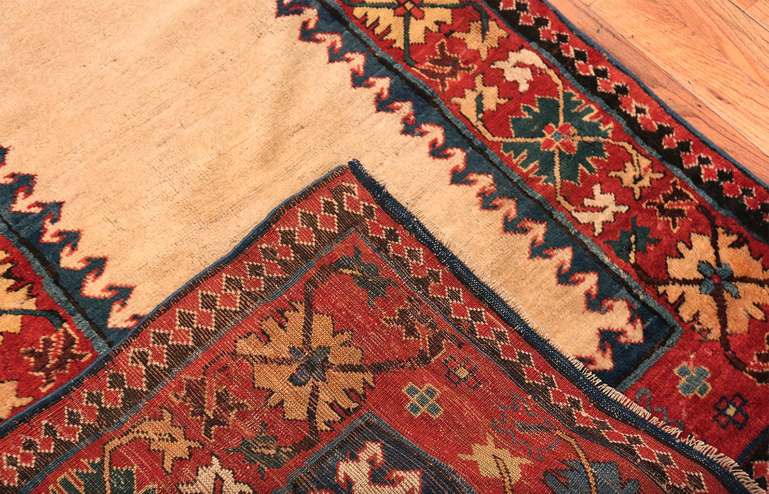 19th Century Nazmiyal Collection Antique Caucasian Moghan Runner Rug. Size: 3' 1