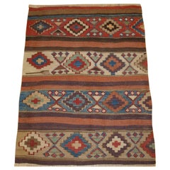 Antique Caucasian or Shahsavan Kilim Panel, circa 1900 93 x 69cm