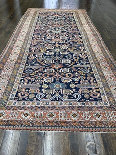 Antique Caucasian Perpedil Kuba Runner, Circa 1890