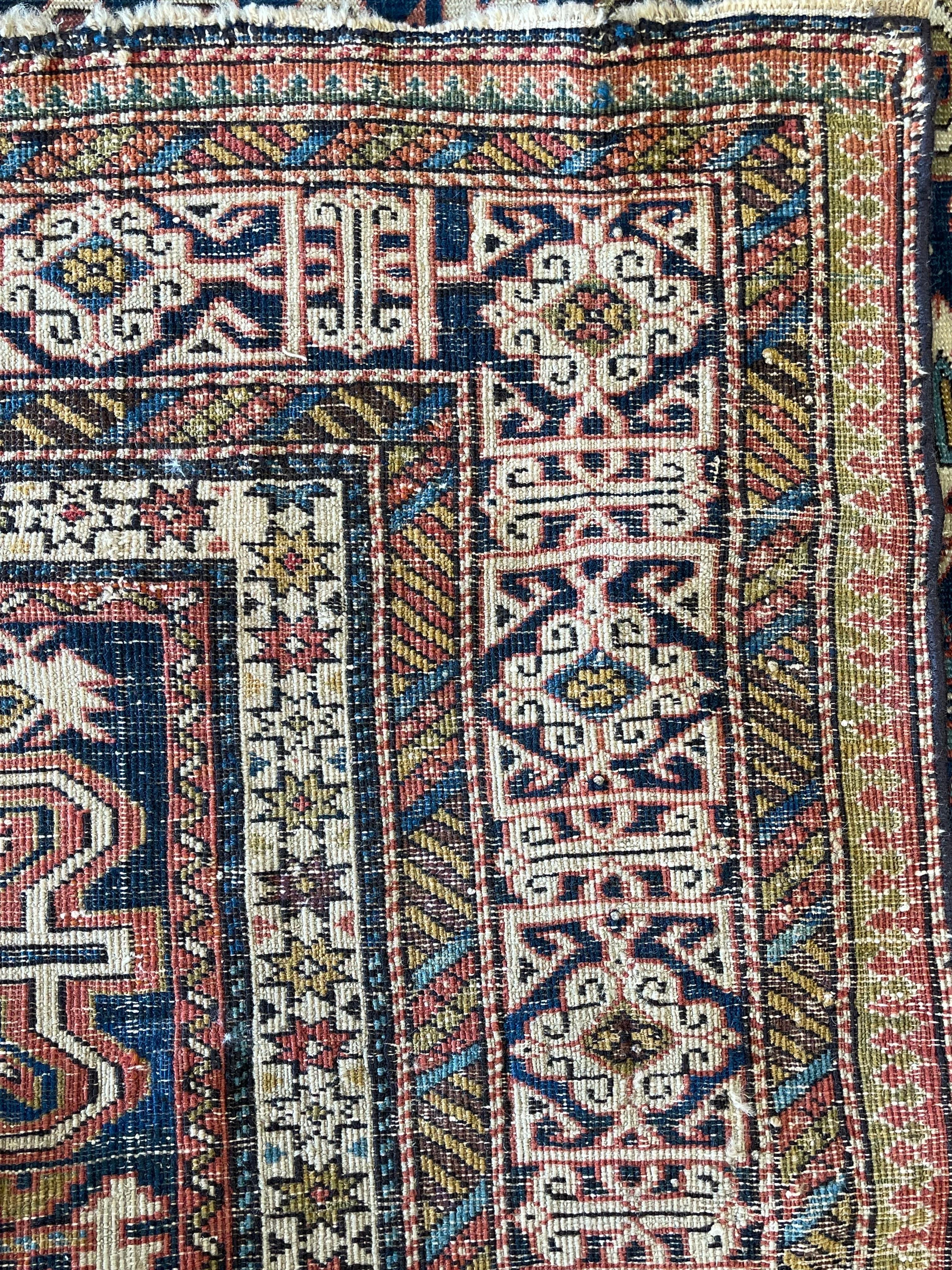 Antiker kaukasischer Perpedil-Teppich um 1900 im Angebot 2