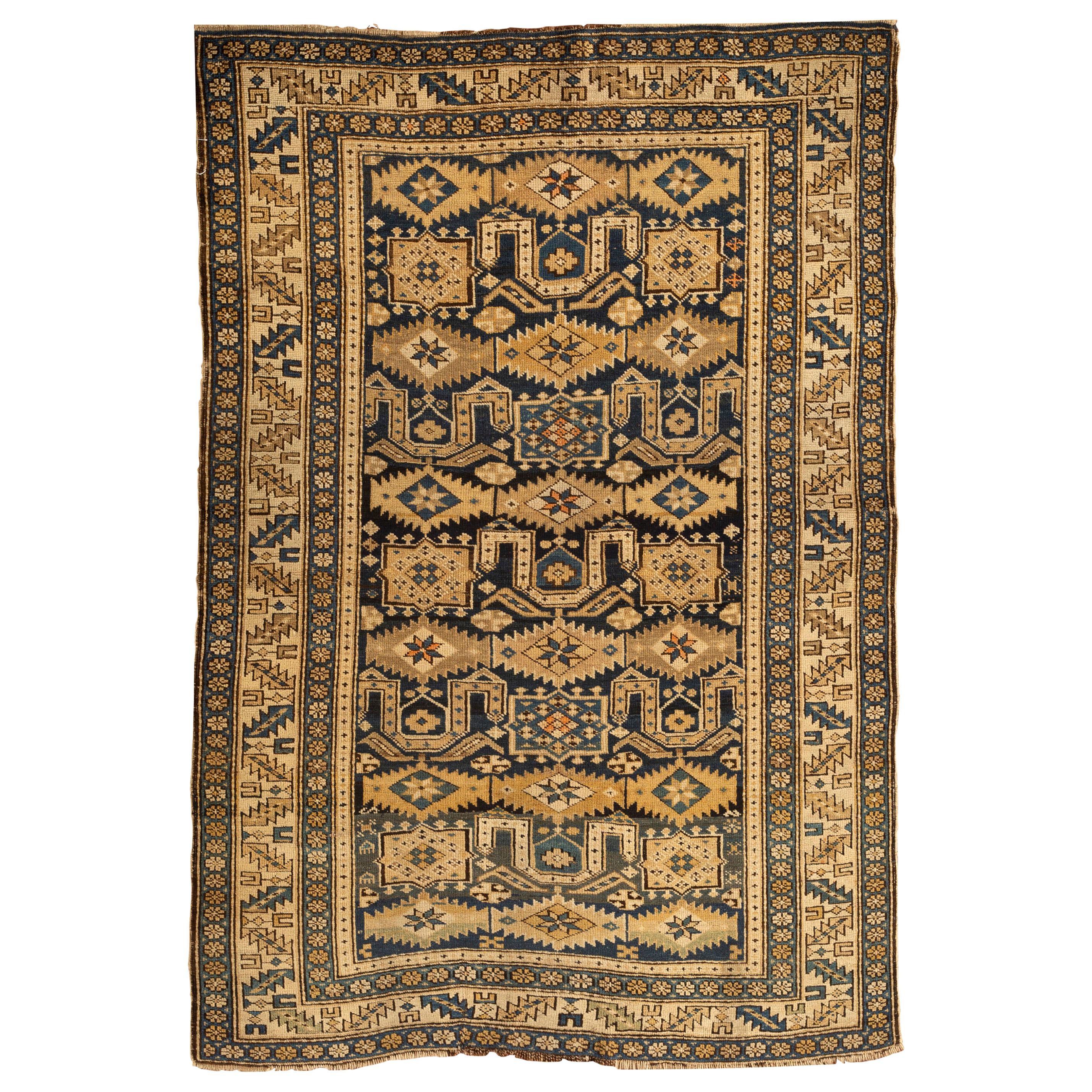 Antiker kaukasischer Schirwan-Teppich aus Perpedil, um 1880 im Angebot
