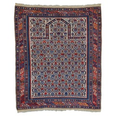 Antique Tapis Shirvan à prières du Caucase - Tapis Shirvan du 19ème siècle, Tapis ancien