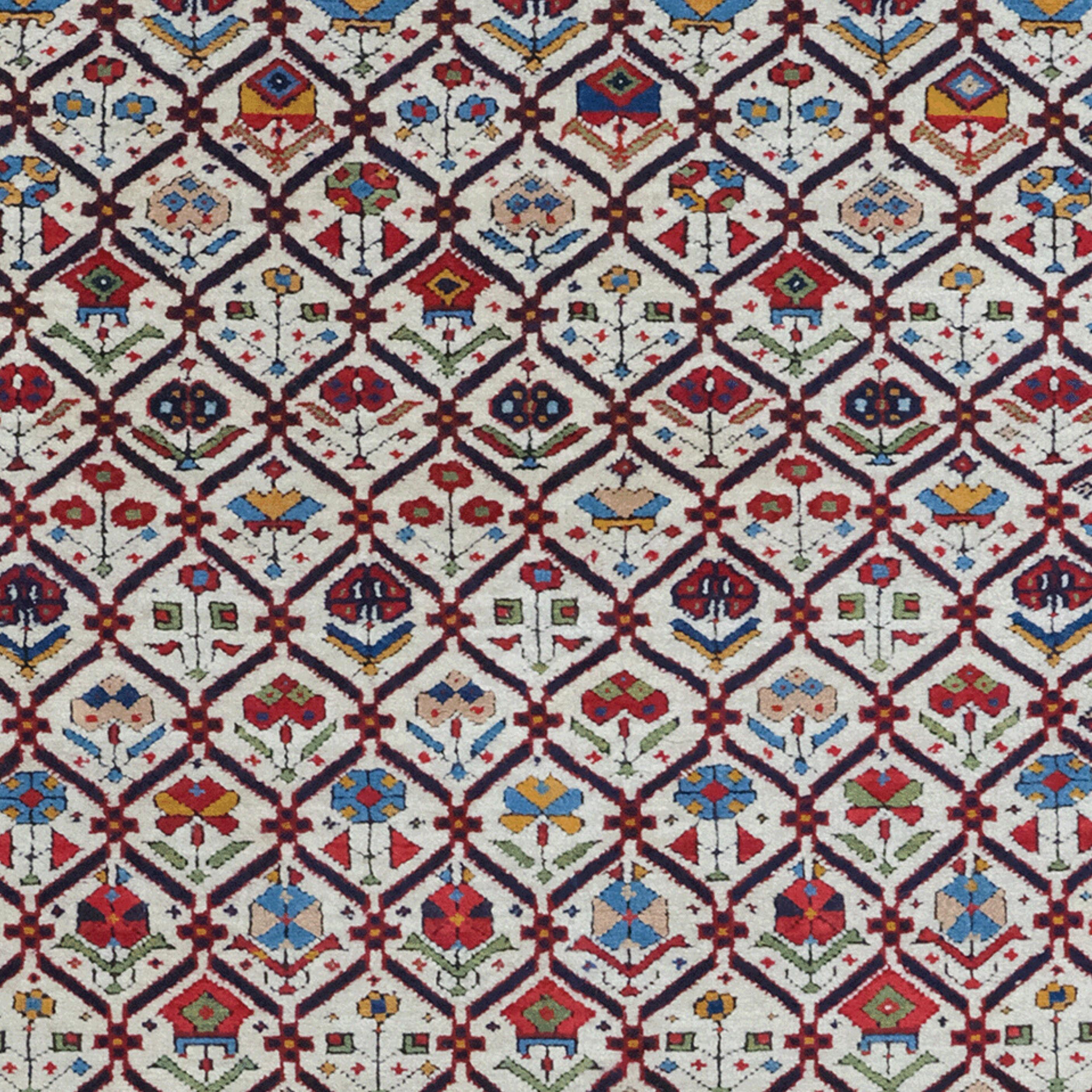 Caucasien Tapis Shirvan caucasien ancien de prière en vente