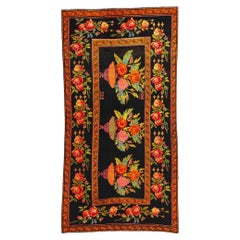 Tapis caucasien ancien rose Karabakh