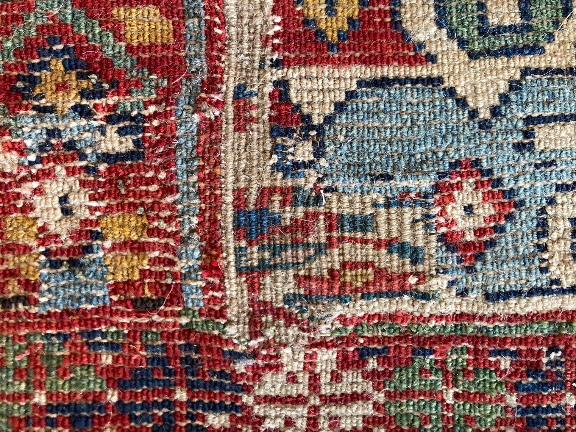 Antiker kaukasischer Teppich im Angebot 14