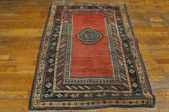 Antique Caucasian Rug 3' 0'' x 4' 4''