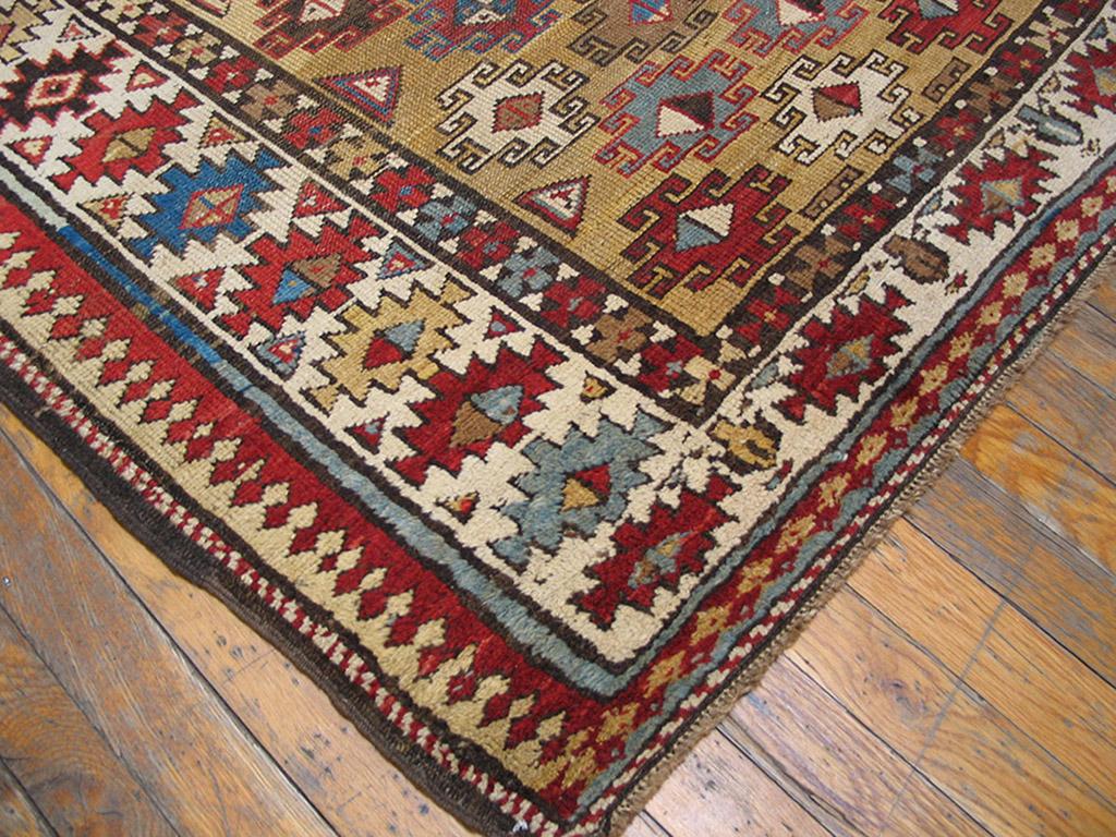 Early 20th Century S. Caucasian Moghan Carpet ( 3'6